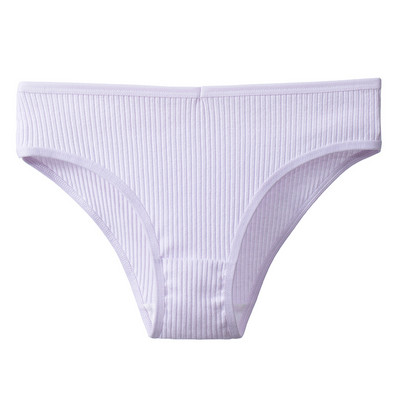 Pamučne ženske gaćice na pruge Žensko donje rublje Jednobojno mekano žensko donje rublje Udobne ženske gaćice Seksi bešavne gaće