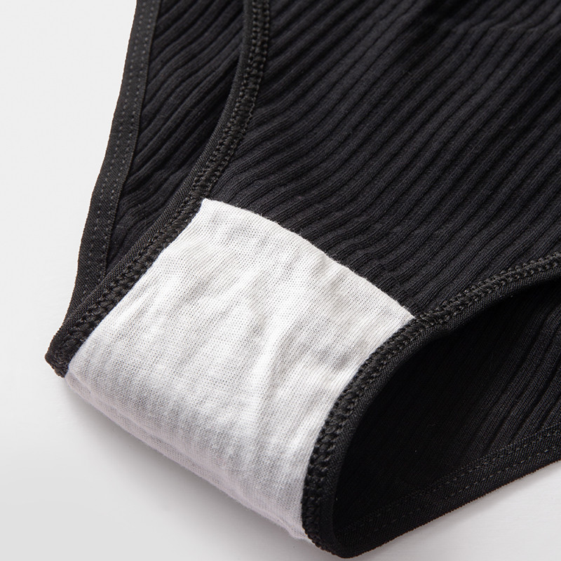 Pamučne ženske gaćice na pruge Žensko donje rublje Jednobojno mekano žensko donje rublje Udobne ženske gaćice Seksi bešavne gaće