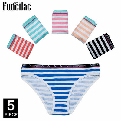 Ženske pamučne gaćice Girl Briefs Ms. pamučno donje rublje bikini donje rublje seksi ženske gaćice Besplatna dostava 5 kom./komplet
