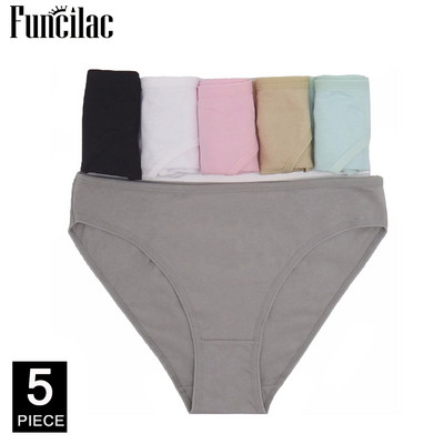 Ženske pamučne gaćice Girl Briefs Ms. pamučno donje rublje bikini donje rublje seksi ženske gaćice Besplatna dostava 5 kom./komplet