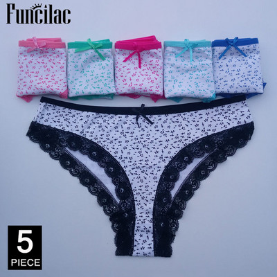 Ženske pamučne gaćice Girl Briefs Ms. pamučno donje rublje bikini donje rublje seksi ženske gaćice Besplatna dostava 5 kom./komplet