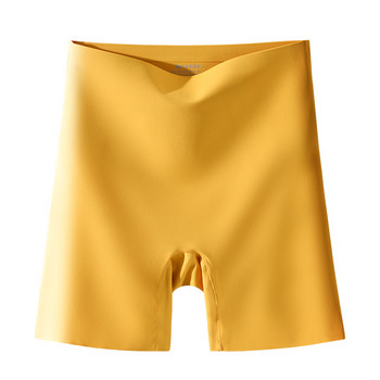 Flarixa γυναικείο σορτς χωρίς ραφές Παντελόνι ασφαλείας Ψηλόμεσο μεγάλο μέγεθος Ice Silk Boxer Σορτς Φούστα κατά της τριβής