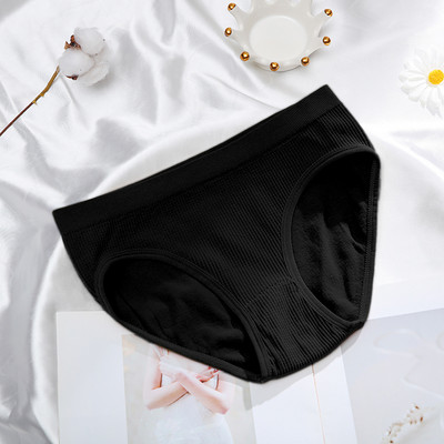 Bešavne ženske gaćice Prozračne Žensko donje rublje Prozračne gaćice Jednobojne gaćice Seksi donje rublje Rebrasto