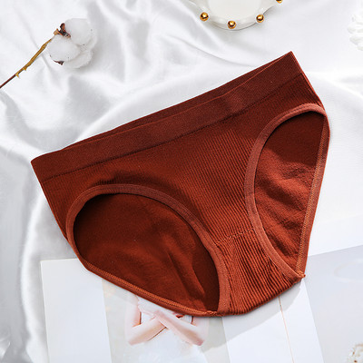 Bešavne ženske gaćice Prozračne Žensko donje rublje Prozračne gaćice Jednobojne gaćice Seksi donje rublje Rebrasto