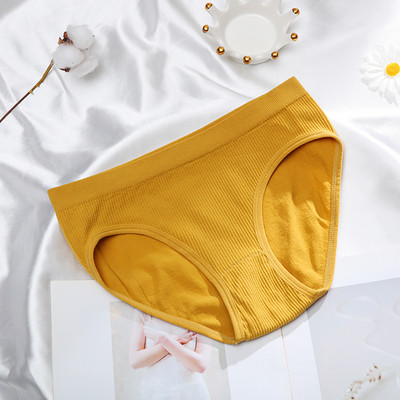 Bešavne ženske gaćice Prozračne Žensko donje rublje Prozračne gaćice Jednobojne gaćice Seksi donje rublje Rebrasto