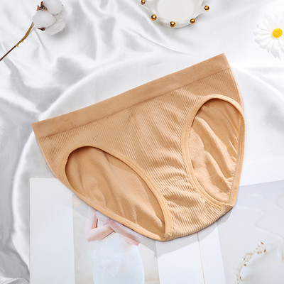Bešavne ženske gaćice Prozračne Žensko donje rublje Prozračne gaćice Jednobojne gaćice Seksi donje rublje Rebrasto