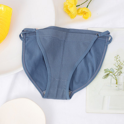 Bešavne ženske gaćice Prozračne Žensko donje rublje Prozračne gaćice Jednobojne gaćice Seksi donje rublje Rebrasto