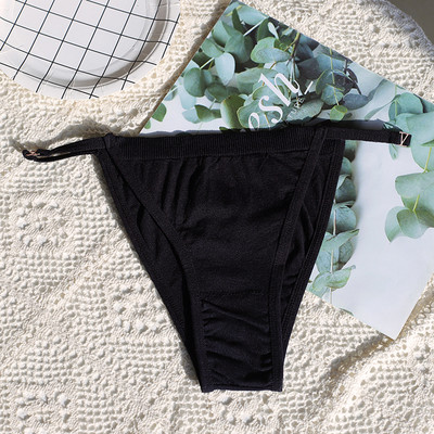 Bešavne ženske gaćice Prozračne Žensko donje rublje Prozračne gaćice Jednobojne gaćice Seksi donje rublje Rebrasto