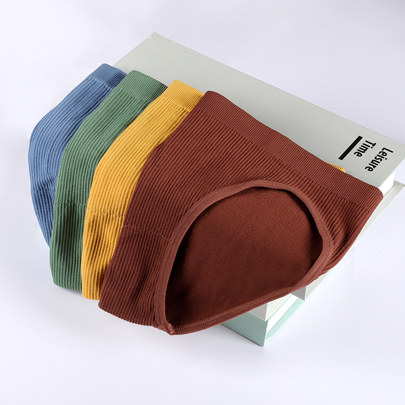 Bešavne ženske gaćice Prozračne Žensko donje rublje Prozračne gaćice Jednobojne gaćice Seksi donje rublje Rebrasto