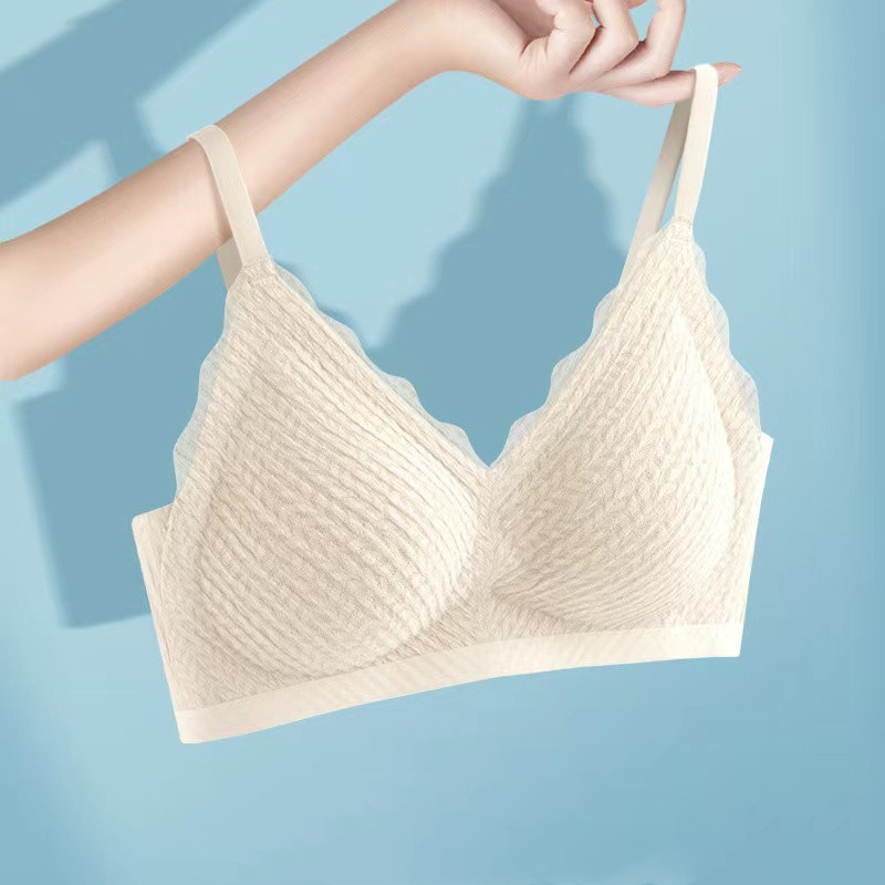 Novo vrhunsko bešavno žensko donje rublje s malim prsima, neklizajući čelični prsten, seksi remen, prekrasan grudnjak za leđa, tanki dio