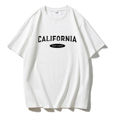 Blessyuki Módne jednoduché bavlnené tričká s potlačou písmen Dámske ležérne bavlnené tričká Plus Size Streetwear Tees Femael Basic Hip Hop Tops