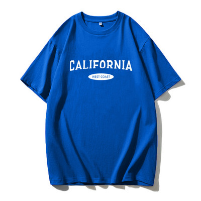 Blessyuki Módne jednoduché bavlnené tričká s potlačou písmen Dámske ležérne bavlnené tričká Plus Size Streetwear Tees Femael Basic Hip Hop Tops