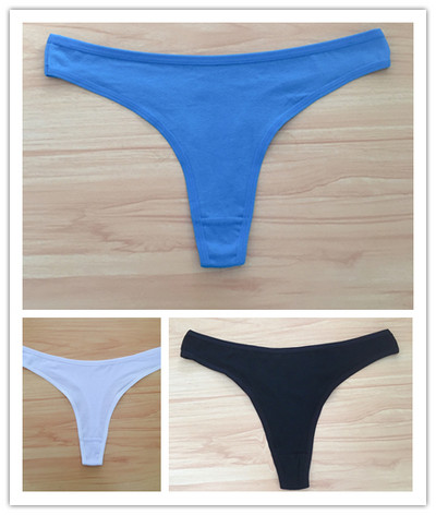 3 ks/sada dámskych bavlnených tangáčov, mäkkých tangáčov, dievčenských nízkopodrážkových nohavičiek s T-back stringom, bikín, plus veľkosti, spodná bielizeň M-2XL