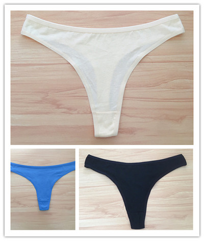 3 ks/sada dámskych bavlnených tangáčov, mäkkých tangáčov, dievčenských nízkopodrážkových nohavičiek s T-back stringom, bikín, plus veľkosti, spodná bielizeň M-2XL