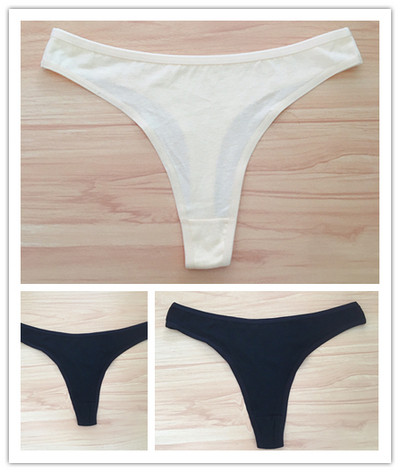 3 ks/sada dámskych bavlnených tangáčov, mäkkých tangáčov, dievčenských nízkopodrážkových nohavičiek s T-back stringom, bikín, plus veľkosti, spodná bielizeň M-2XL