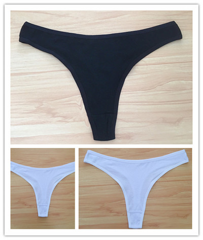 3 ks/sada dámskych bavlnených tangáčov, mäkkých tangáčov, dievčenských nízkopodrážkových nohavičiek s T-back stringom, bikín, plus veľkosti, spodná bielizeň M-2XL