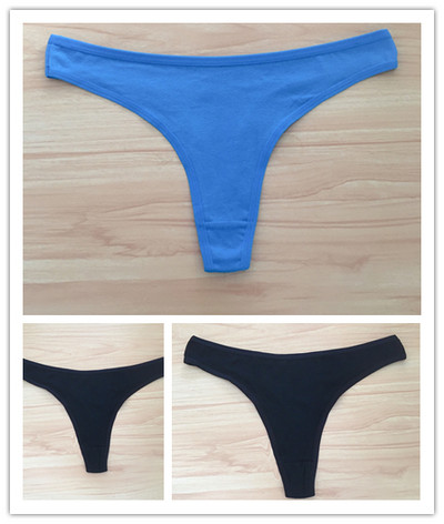 3 ks/sada dámskych bavlnených tangáčov, mäkkých tangáčov, dievčenských nízkopodrážkových nohavičiek s T-back stringom, bikín, plus veľkosti, spodná bielizeň M-2XL