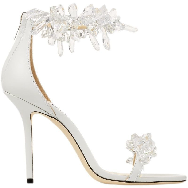 Sieviešu sandales Augstpapēžu kurpes Vasaras Jaunas Modes Augstpapēžu Seksīgas Modes Sieviešu Kurpes Kāzu Pērļu Sandales Sieviešu apavi