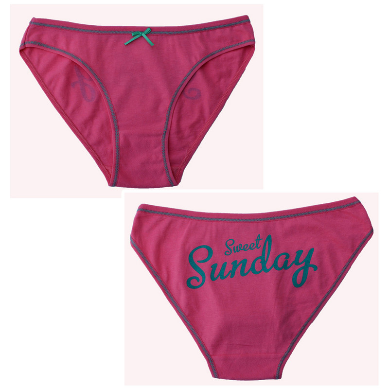 Naiste aluspesu puuvillane igal tööpäeval Seksikad naiste aluspüksid püksid püksid Naiste pesu Suurus:ML XL 7 tk/partii