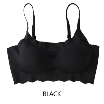 Γυναικεία εσώρουχα καμισόλ σουτιέν μαύρο L XL αναπνεύσιμο Gather Up Ice Silky Sports Fitness Yoga Casual