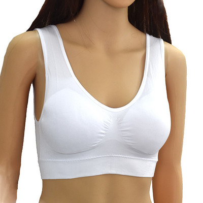 Nagy méretű női melltartók varrat nélküli párnákkal Nagy méretű 4XL 5XL 6XL Bralette Push Up Brassiere melltartó vezeték nélküli sportmelltartó