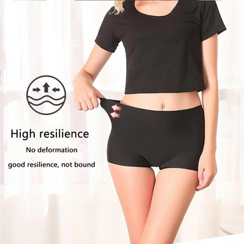 Γυναικεία κοντό παντελόνι ασφαλείας χωρίς ραφές Εσώρουχα κατά της έκθεσης L XL Μαύρο Casual Ventilate Soft Sports Fitness Yoga