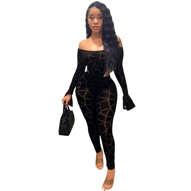 Salopete de doamnă sexy cu gât tăiat de vânzare caldă Salopete sportive de lungime completă în stil plajă