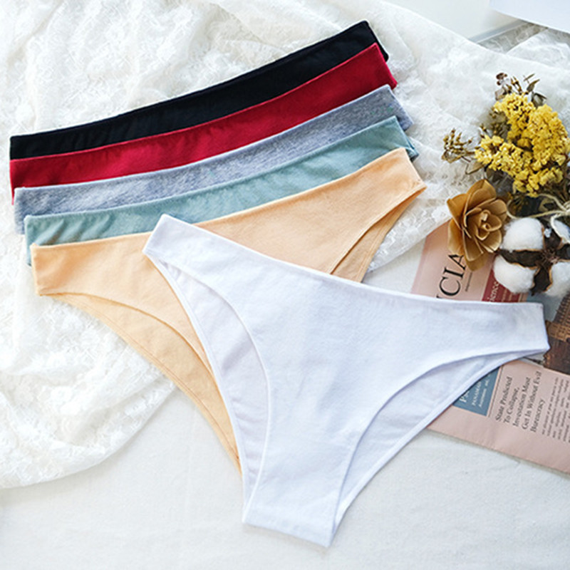2 ks dámske bavlnené nohavičky, pohodlné spodné prádlo, pevné, s nízkym pásom, dámske nohavičky, elastické, priedušné, veľkosť M-XL