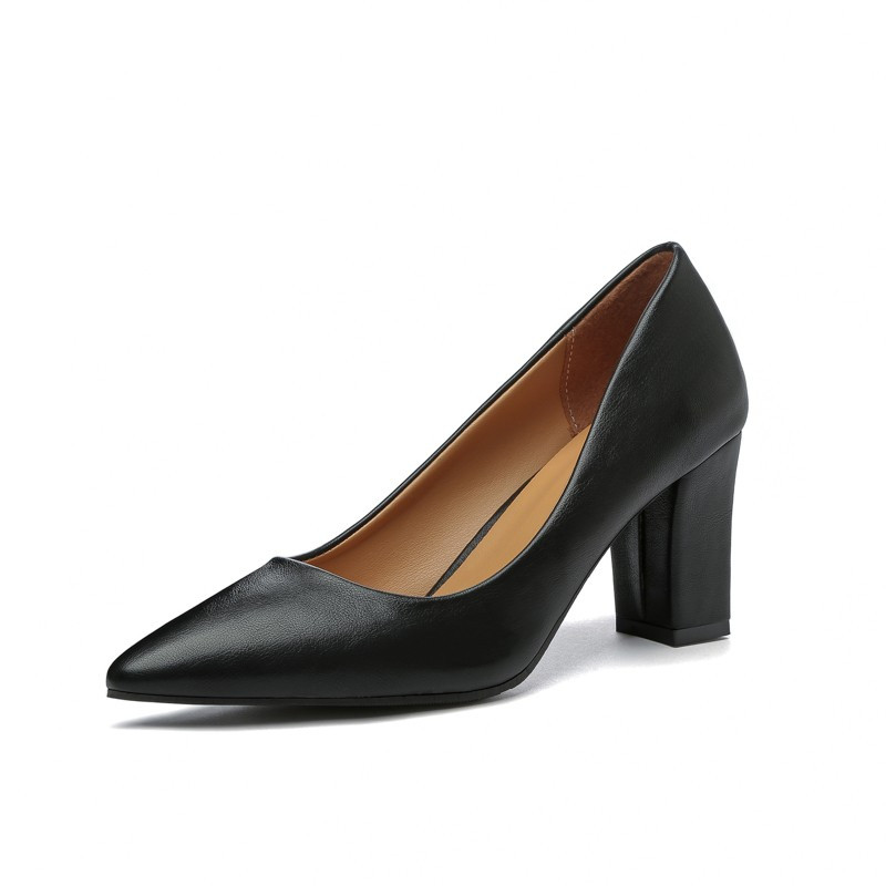 Novi stil Ženske cipele na cipele sa šiljatim vrhom Lad cipele Koncizne svečane cipele Zrnate cipele sa srednjom petom Ženske cipele Smeđe vintage dizajnerske cipele 9920N