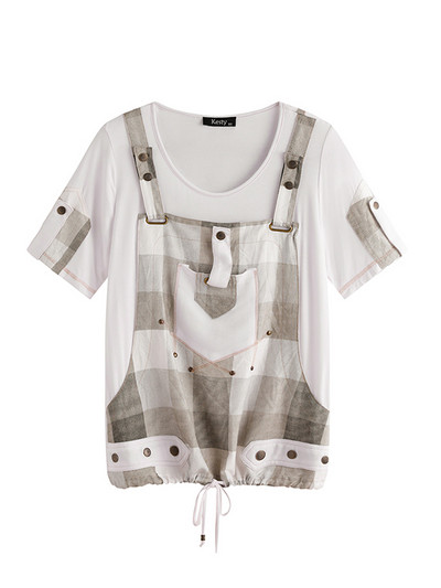 Ženski pulover veće veličine Ljetni šik, elegantni pulover za debele žene Pamučni modni pulover