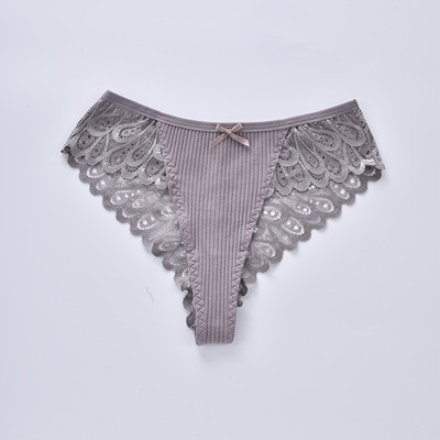 Ženske seksi čipkaste gaćice niskog struka Ženske tange s cvjetnim uzorkom Ženske intimne gaćice Udobne i mekane gaćice
