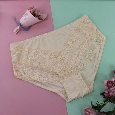 Beauwear Ženske donje gaće veće veličine Ženske gaćice Udobne intimne gaćice Čipkano donje rublje Gaćice Ice Silk Izdubljeno Seksi donje rublje