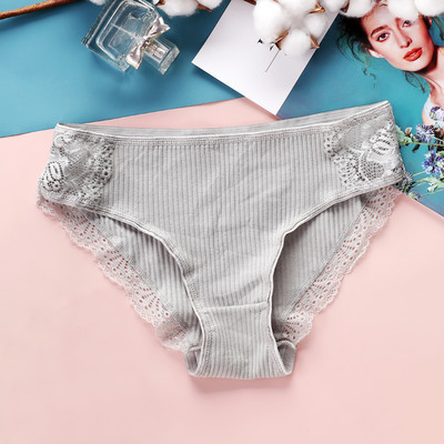 VDOGRIR Sexy nohavičky Dámske bavlnené čipkované nohavičky Spodná bielizeň Bezšvové sexy nohavičky Jednodielne dámske spodné prádlo s nízkym pásom Dámske spodné prádlo Tanga