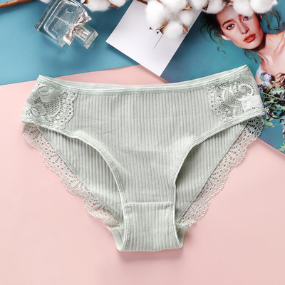 VDOGRIR Sexy nohavičky Dámske bavlnené čipkované nohavičky Spodná bielizeň Bezšvové sexy nohavičky Jednodielne dámske spodné prádlo s nízkym pásom Dámske spodné prádlo Tanga