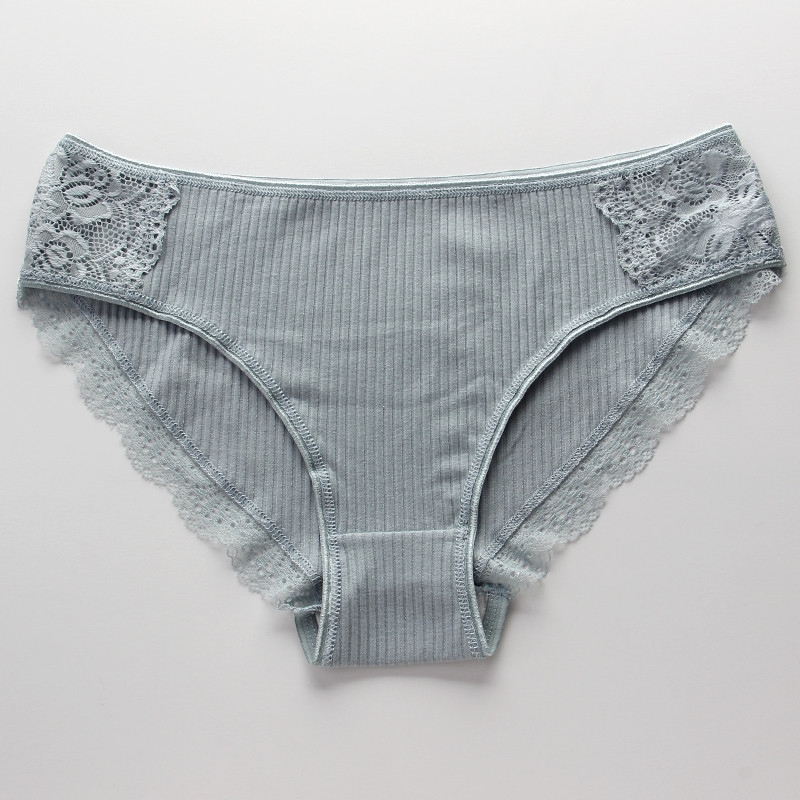 VDOGRIR Sexy nohavičky Dámske bavlnené čipkované nohavičky Spodná bielizeň Bezšvové sexy nohavičky Jednodielne dámske spodné prádlo s nízkym pásom Dámske spodné prádlo Tanga