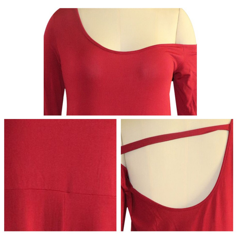 Kombinezon s harem hlačama na jedno rame i dugim rukavima Ženski jesenski seksi kombinirani kombinezon bez remena bez leđa