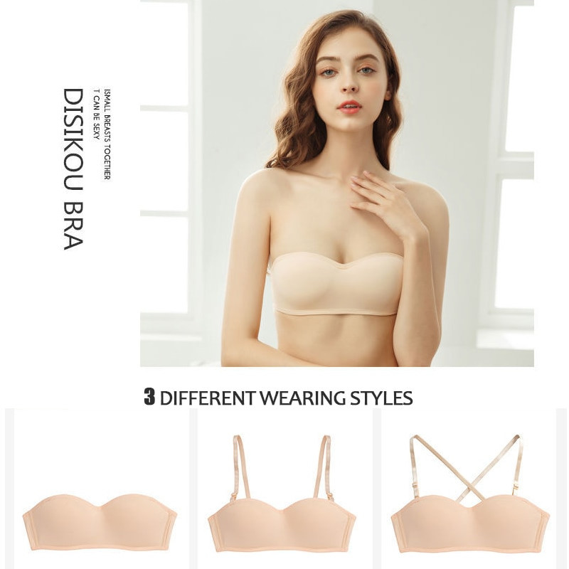 Seksikad rinnahoidjad Push Up õmblusteta aluspesu peo pulmarinnahoidjad Seksikas naistepesu One Pieces Gather Convertible Straps rinnahoidja