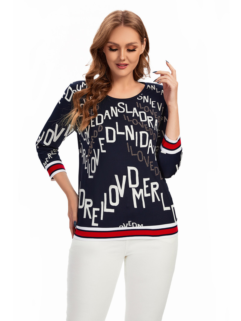 Dámske tričko pre väčšie veľkosti, jarná móda, elegantné tričko vhodné pre okrúhle ženy, bavlnený ležérny top