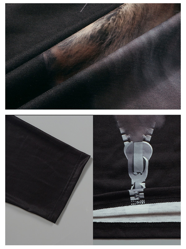 Plus veličina 5XL 2023. Popularna ženska majica dugih rukava s okruglim izrezom Šarene mačke, mačke, 3D print, prevelike široke ležerne majice