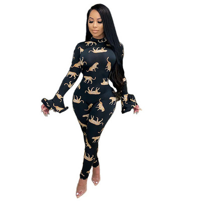 Sexy, úzke, s dlhým rukávom a potlačou, s odhaleným chrbtom, s výstrihom do V, s dlhým rukávom a odhaleným chrbtom, módne dámske body