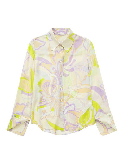 Žene 2022 Nove Elegantne hlače Košulje Kompleti Bluza s printom Ležerne Vintage Ljetne majice dugih rukava Chic Ženske mekane hlače Ulična odjeća