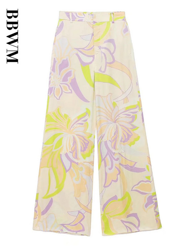 Žene 2022 Nove Elegantne hlače Košulje Kompleti Bluza s printom Ležerne Vintage Ljetne majice dugih rukava Chic Ženske mekane hlače Ulična odjeća