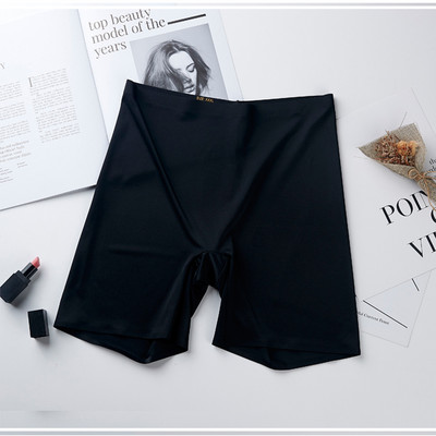 Nové letné tenké dámske bezpečnostné šortky veľkej veľkosti, ľadovo hodvábne, chladné, vysoko elastické, plus veľkosť, bezpečnostné nohavice, šortky pod sukňu