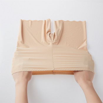 Ψηλόμεσο γυναικείο σορτς ασφαλείας Καλοκαιρινό μαλακό κοντό παντελόνι Άνετο εσώρουχο Αναπνεύσιμο μπόξερ χωρίς ραφές Ελαστικό σορτς για γυναίκες