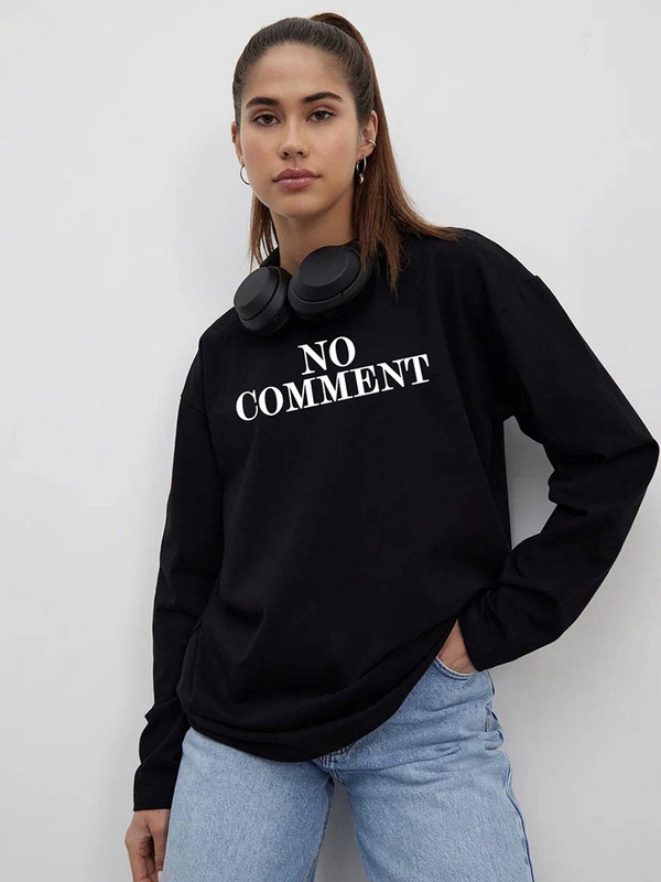 Blessyuki Ženska pamučna majica s printom velike veličine, nova, jesenska, vintage majica s dugim rukavima i O-izrezom, ženska osnovna, jednostavna majica s kratkim rukavima