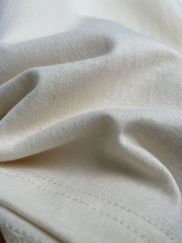 Blessyuki Ženska pamučna majica s printom velike veličine, nova, jesenska, vintage majica s dugim rukavima i O-izrezom, ženska osnovna, jednostavna majica s kratkim rukavima