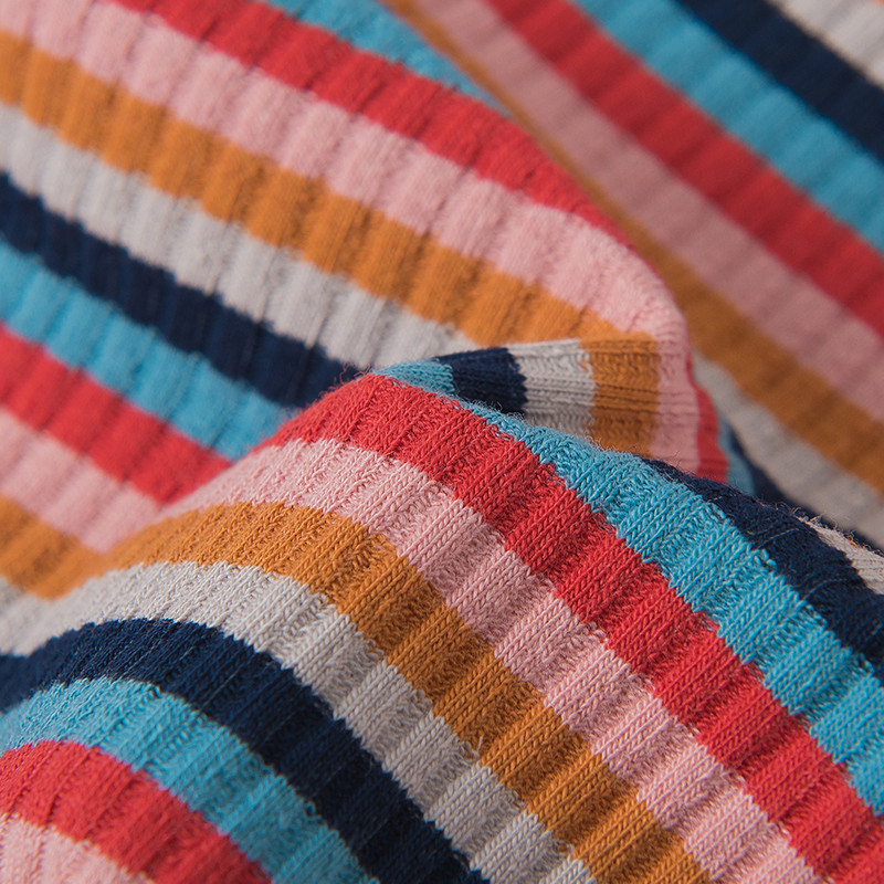 3 ks/sada dámskych bavlnených nohavičiek s nízkym pásom, sexi farebných dúhových pruhovaných nohavičiek pre dievčatá, roztomilé nohavičky NK606