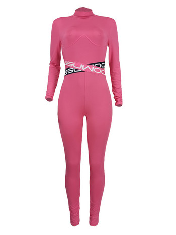 Sportswear Bodycon Rompers Γυναικείες ολόσωμες φόρμες Μακρυμάνικο Playsuit One Piece Ολόσωμες φόρμες Streetwear Fitness Jumpsuits 2023