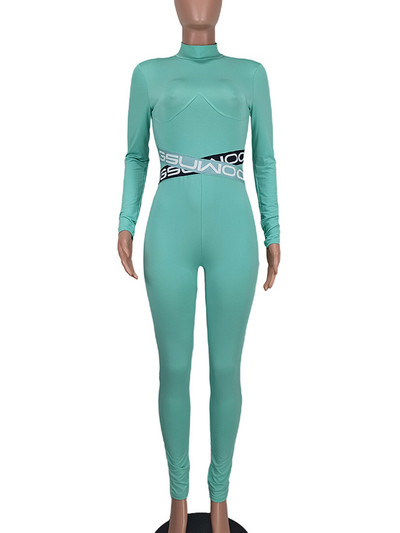 Športové oblečenie Bodycon Rompers Dámske overaly s dlhým rukávom Overal Jednodielny outfit Overaly Streetwear Fitness Overaly 2023