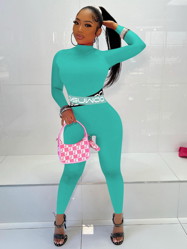 Športové oblečenie Bodycon Rompers Dámske overaly s dlhým rukávom Overal Jednodielny outfit Overaly Streetwear Fitness Overaly 2023